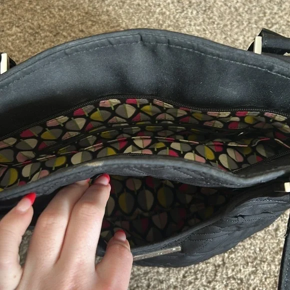 Vera Bradley Black Purse - Picture 6 of 10